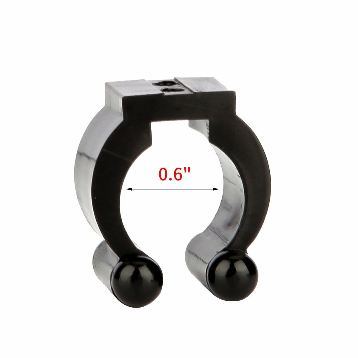 20-Pack Wall Mounted Fishing Rod Storage Clips Clamps Holder Rack Organizer