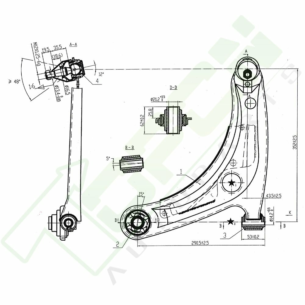 8x Front Lower Control Arms Tie Rod Ends Sway Bars Fits 2007 - 2012 Toyota Yaris