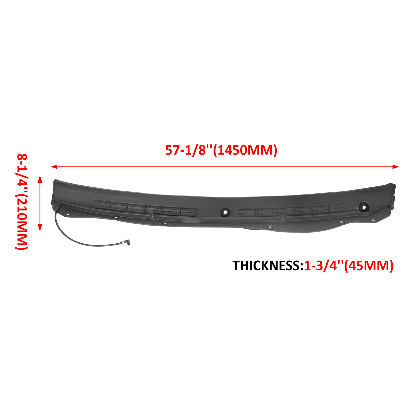 For CHEVY COLORADO GMC CANYON WINDSHIELD COWL GRILLE VENT 2004-2012 NEW 20820072