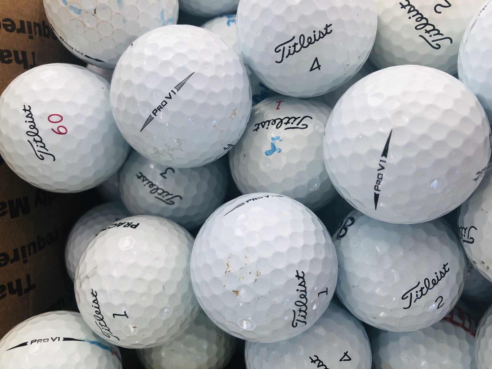 100 Titleist Pro V1 / V1X 3A Used Balls Golf Balls AAA