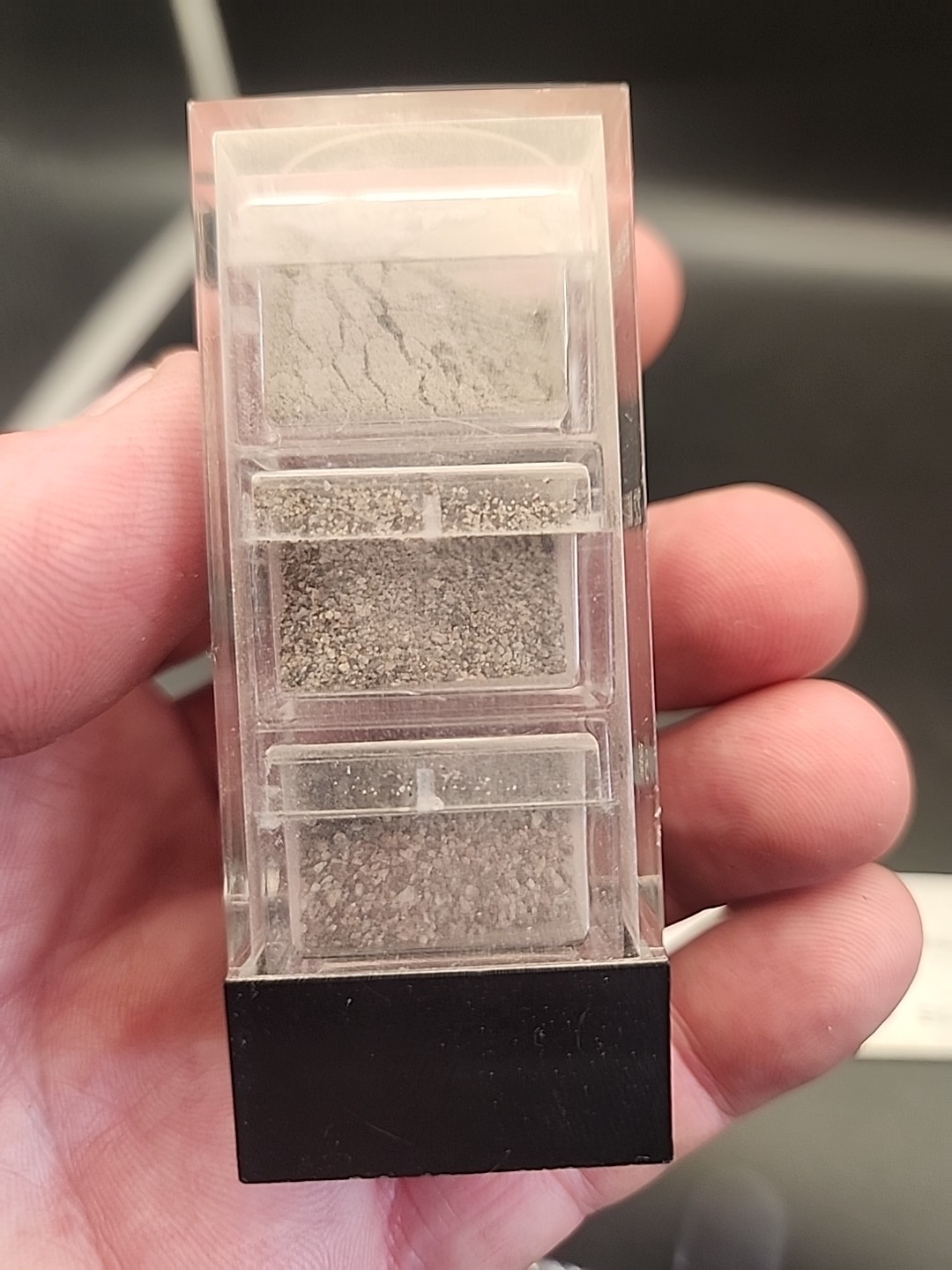 Mount St Helens Volcanic Souvenir Ash 5 22 & 250 Miles Sample Display 1980 HTF