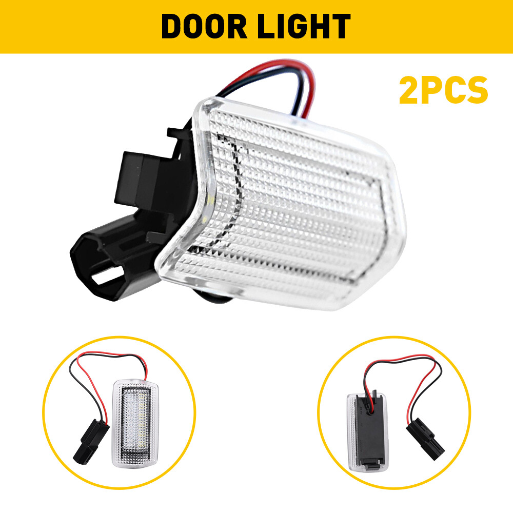 2X LED Door Courtesy Light Lamp White For 2008-2022 Toyota Camry Avalon Sequoia