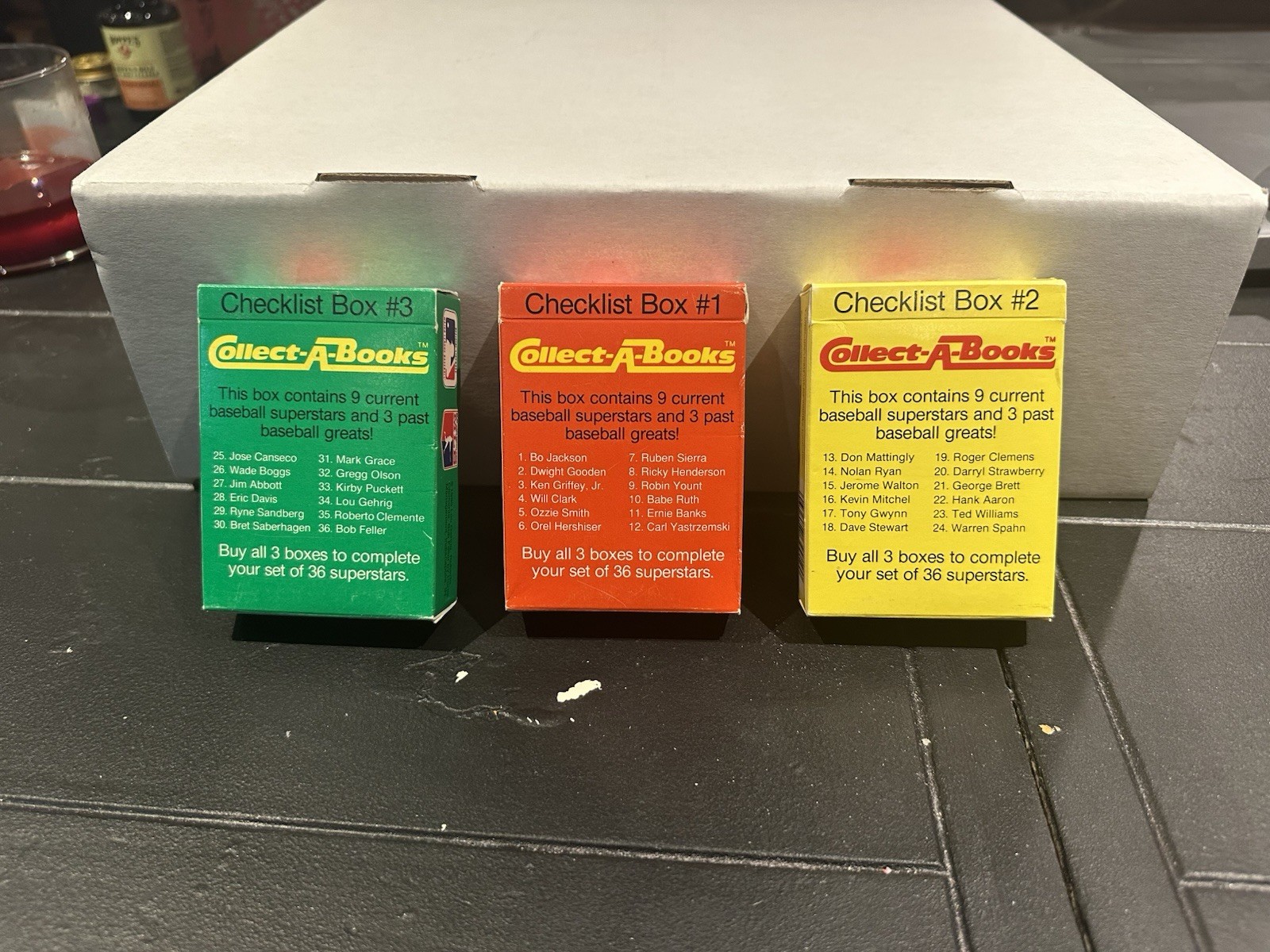 1990 Collect-A-Book Boxes #1, #2, and #3