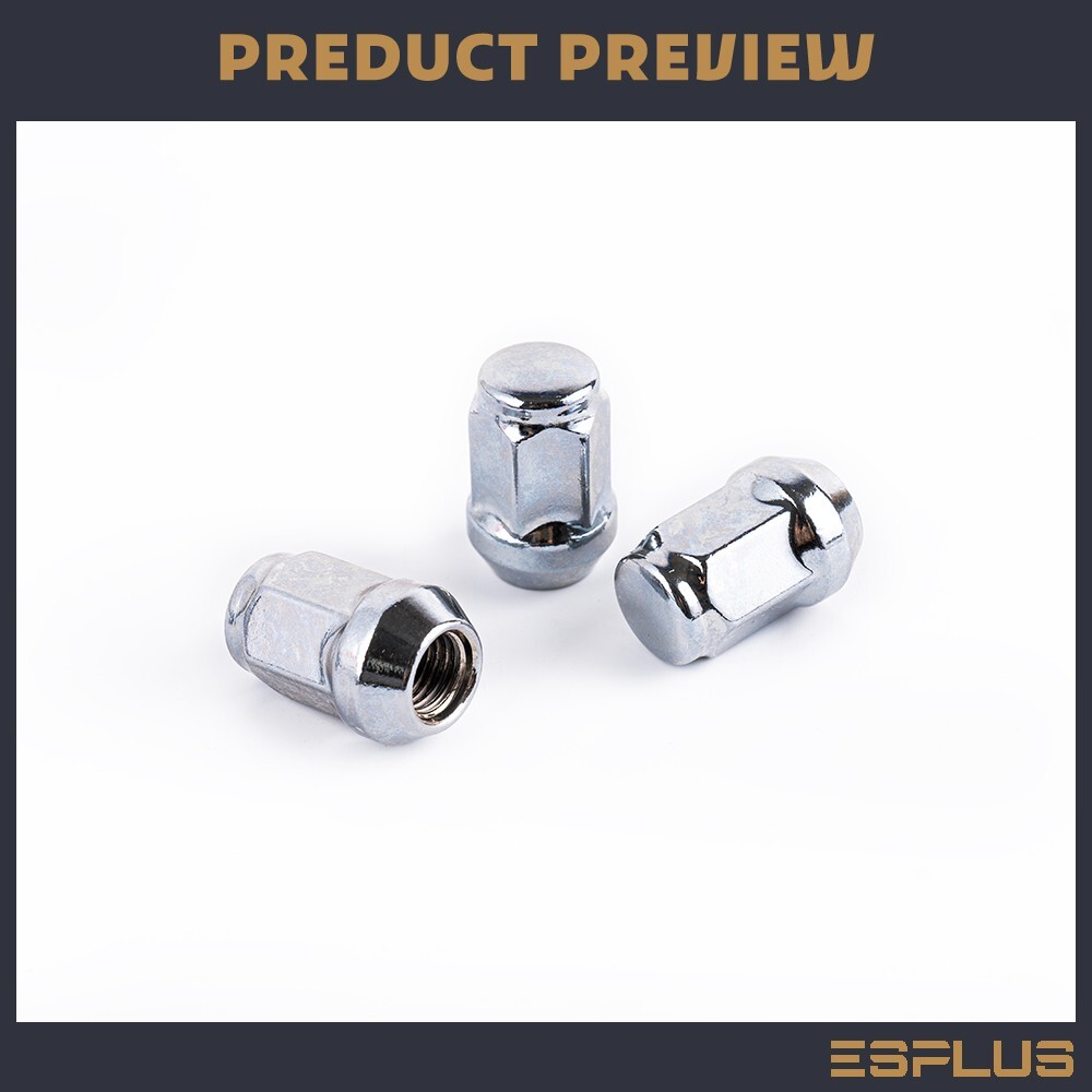 [20] Chrome 12x1.5 Acorn Lug Nut Fit Chevy Corvette Cruze Impala Malibu Track