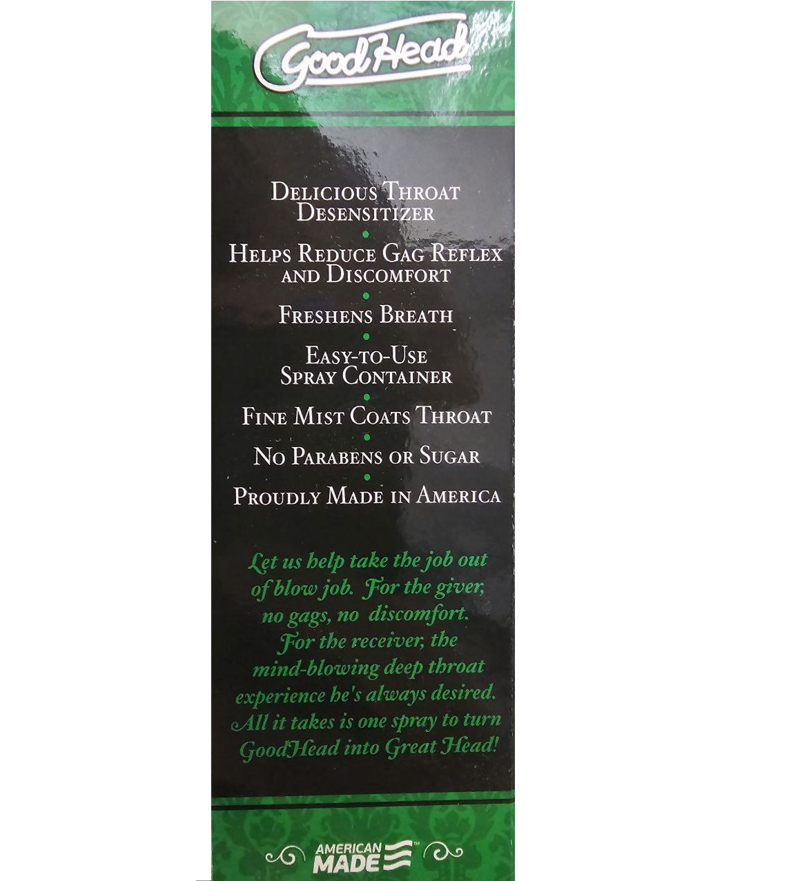 GoodHead Deep Throat Spray🍯BJ Numbing Gel Desensitizer Flavored Edible Lube