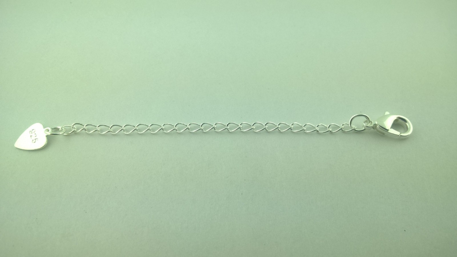 2.5" Chain extenders 925 Sterling Silver Extencion for Necklace or bracelet.