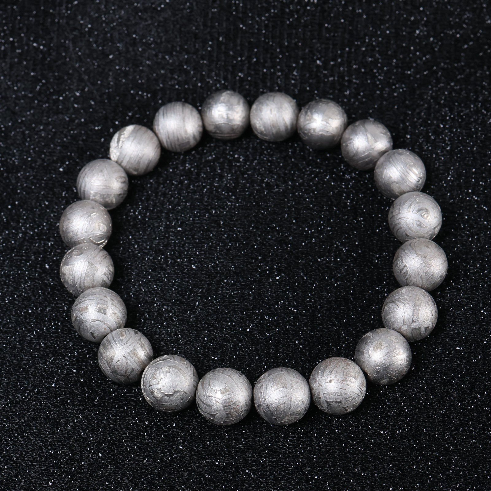 Meteorite bracelet, Natural Meteorite bangle, adjustable size