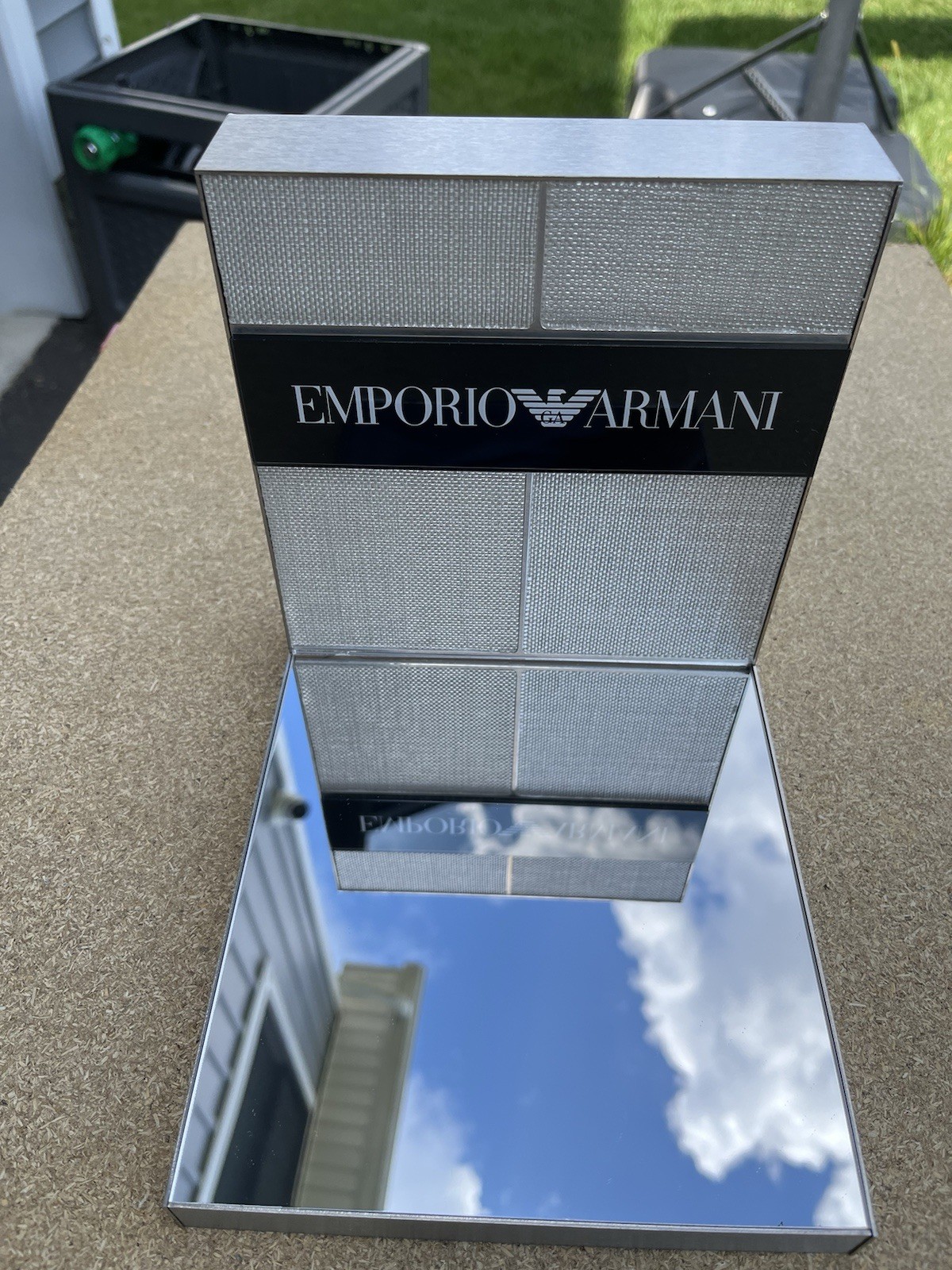 NEW Emporio Armani Eyeglasses Sunglasses Platform Display Stand (9" Tall)