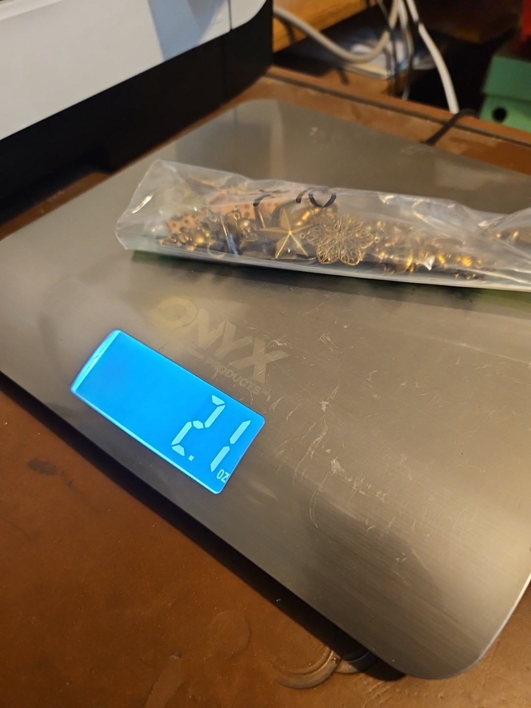 Lot Of 50 Mixed Parts Pcs France Vintage 60s Brass Stampings Findings Jewelry 10