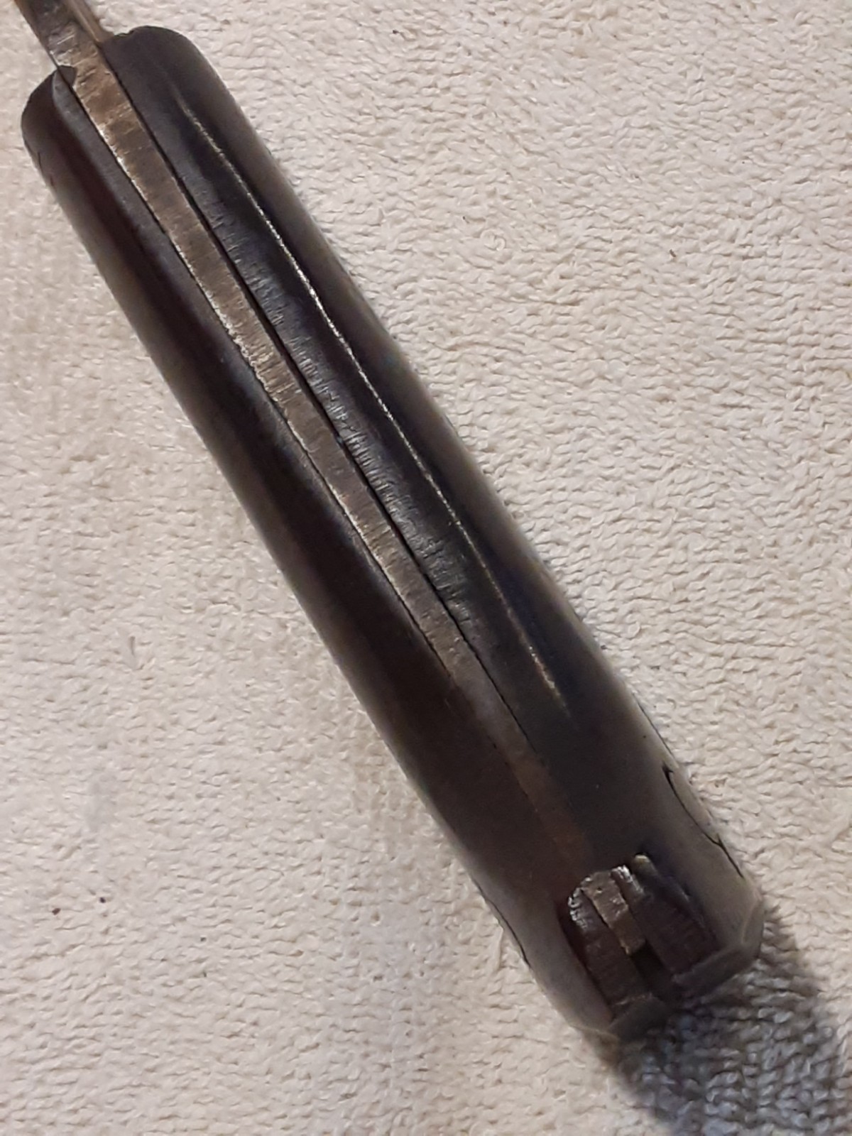 Vtg WWI Military 20" Collins 1005 Bolo Machete Knife W Leather Sheath