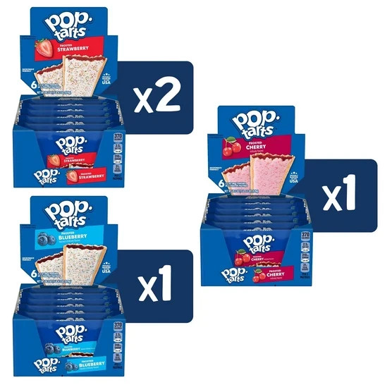 Pop-Tarts Frosted Variety Pack, 48 ct.