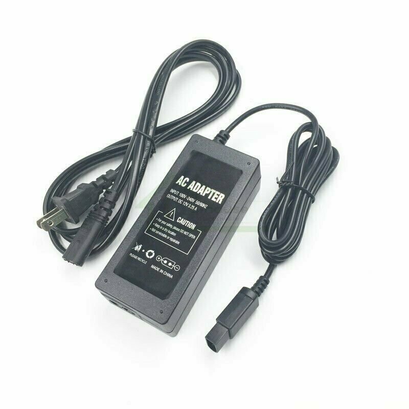 Replacement Nintendo Gamecube AC Adapter Power Supply Video Game Charger Cord