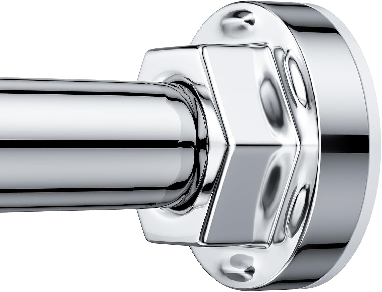 Shower ain Rod 27-79 Inches, Adjustable Tens Shower Rod No Drilling