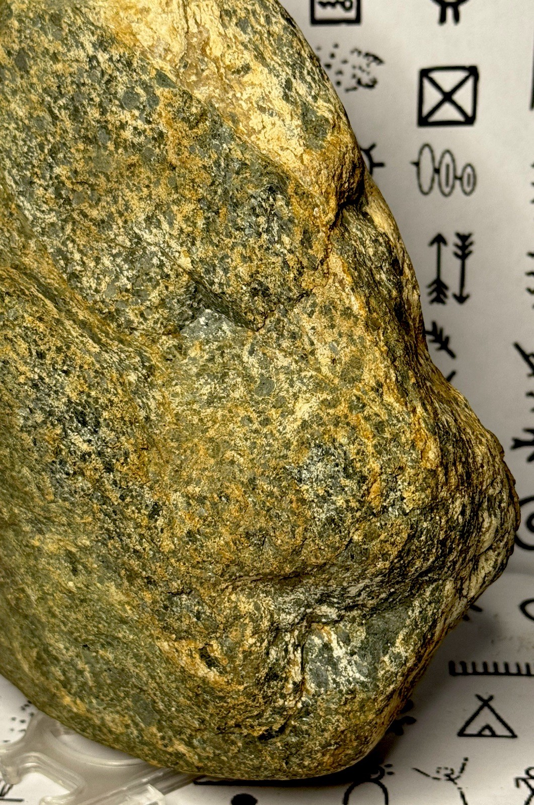 Native American Indian Authentic Artifact Stone Carved Effigy, 8 lb 2 oz • VA