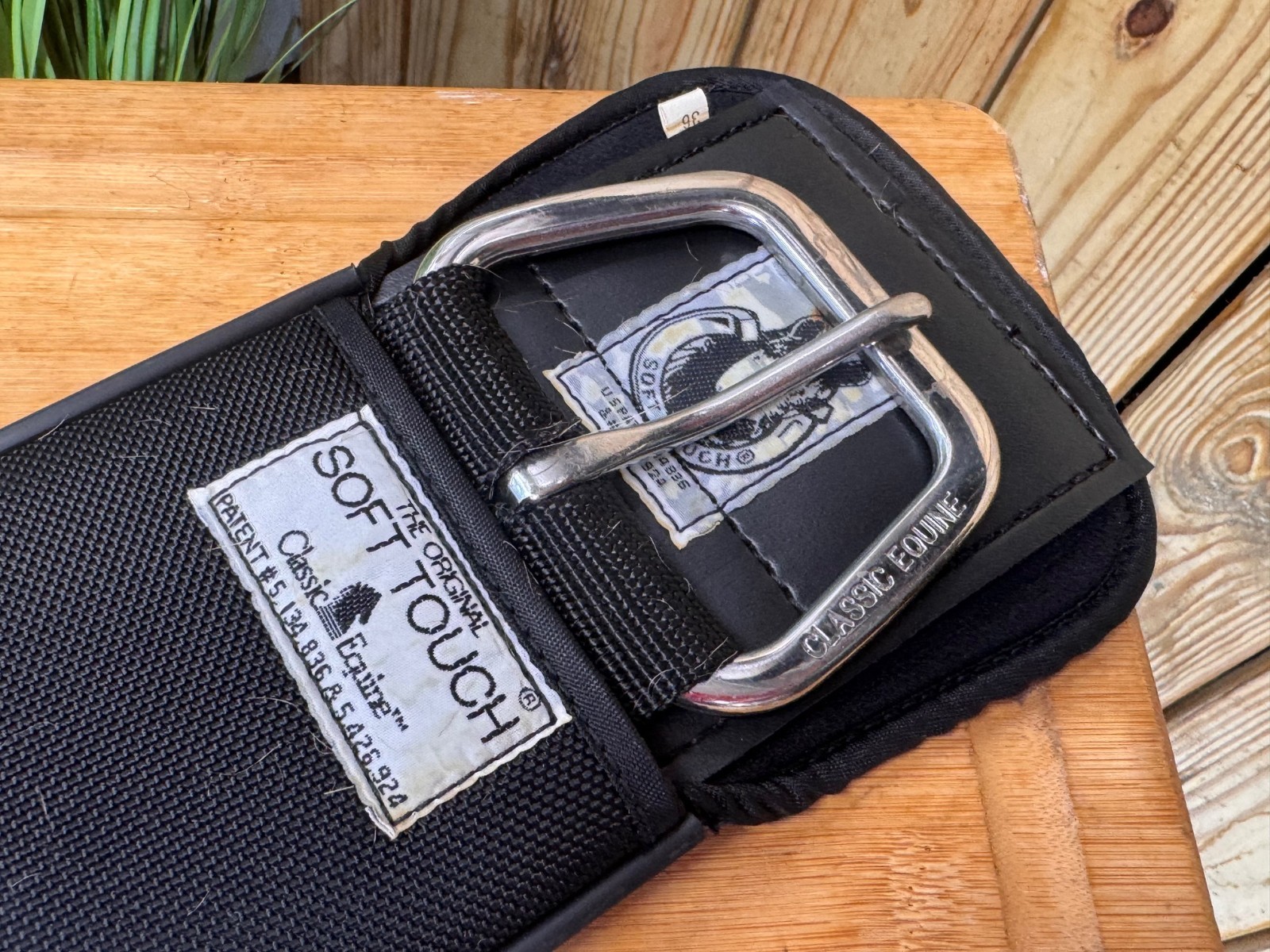 Classic Equine SOFT TOUCH Black Neoprene Western Roper Saddle Cinch ~36"