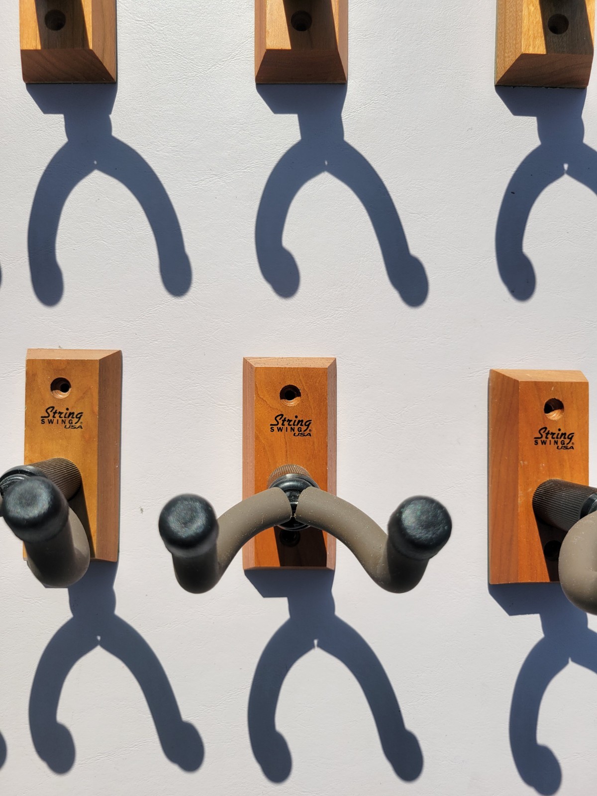 Lot of 10 String Swing CC01 Guitar Hanger Wall Mount Holder with Screws