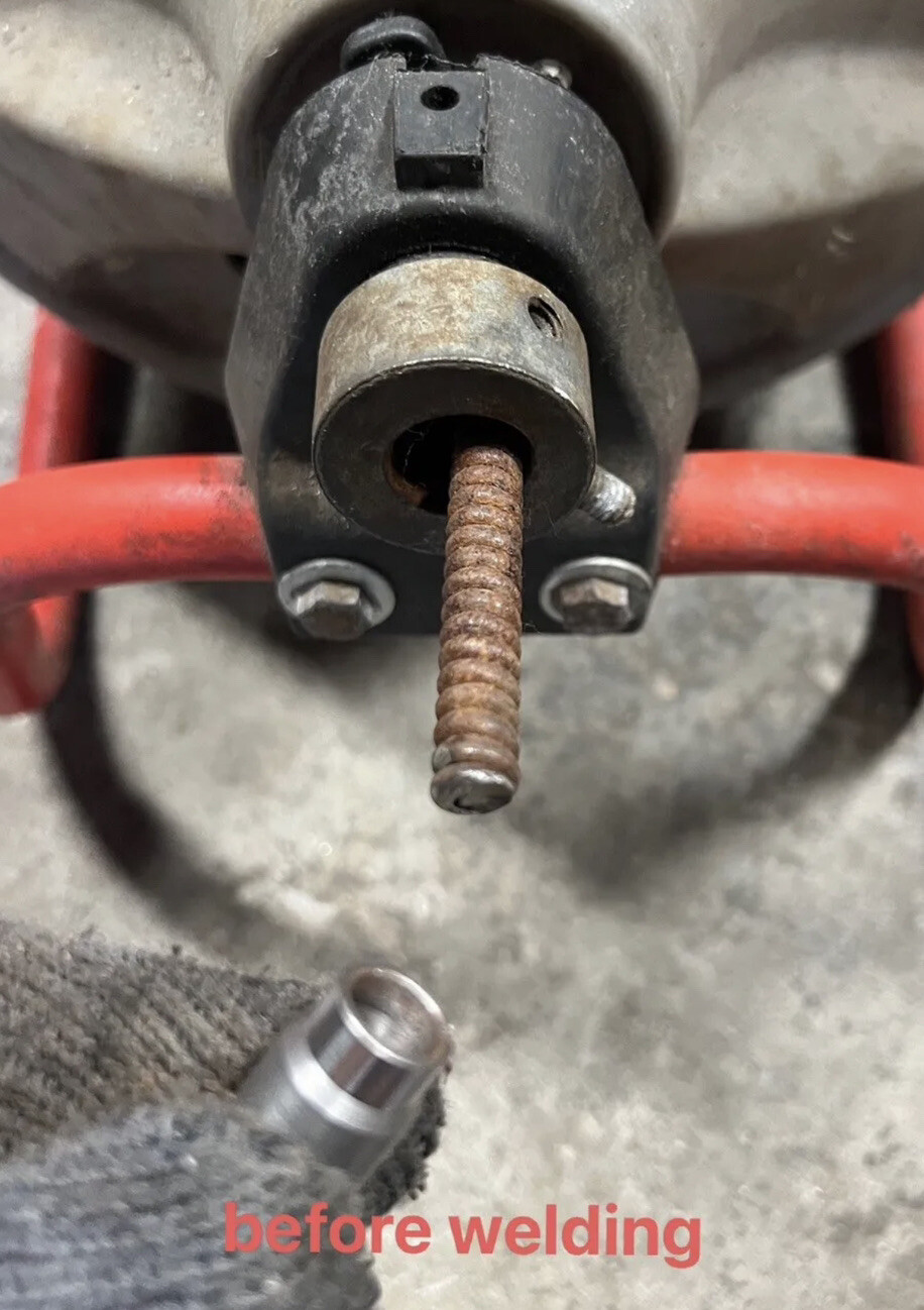 Ridgid 3/8" Drain cable Repair end bit for K-380 & K-400 MADE IN USA