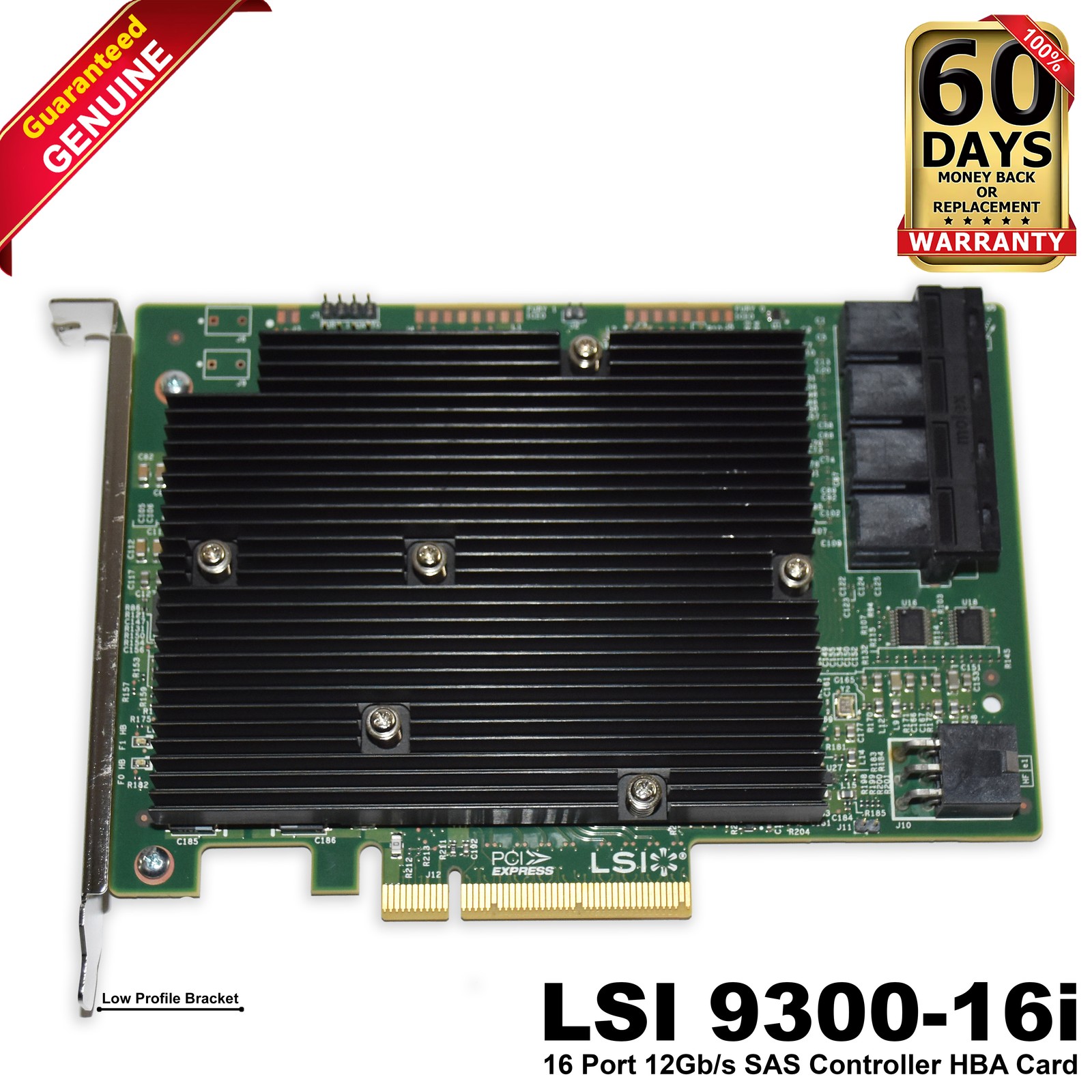 LSI SAS 9300-16i 16-Port 12Gb/s SAS HBA PCIe 3.0 IT Mode for ZFS TrueNAS unRAID