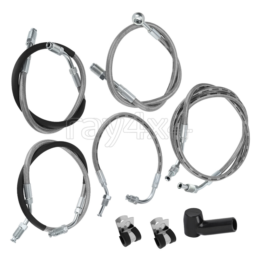 All Brake Hose Lines Kit for Polaris Sportsman 335 Sportsman 500 4X4 6X6 HO DUSE