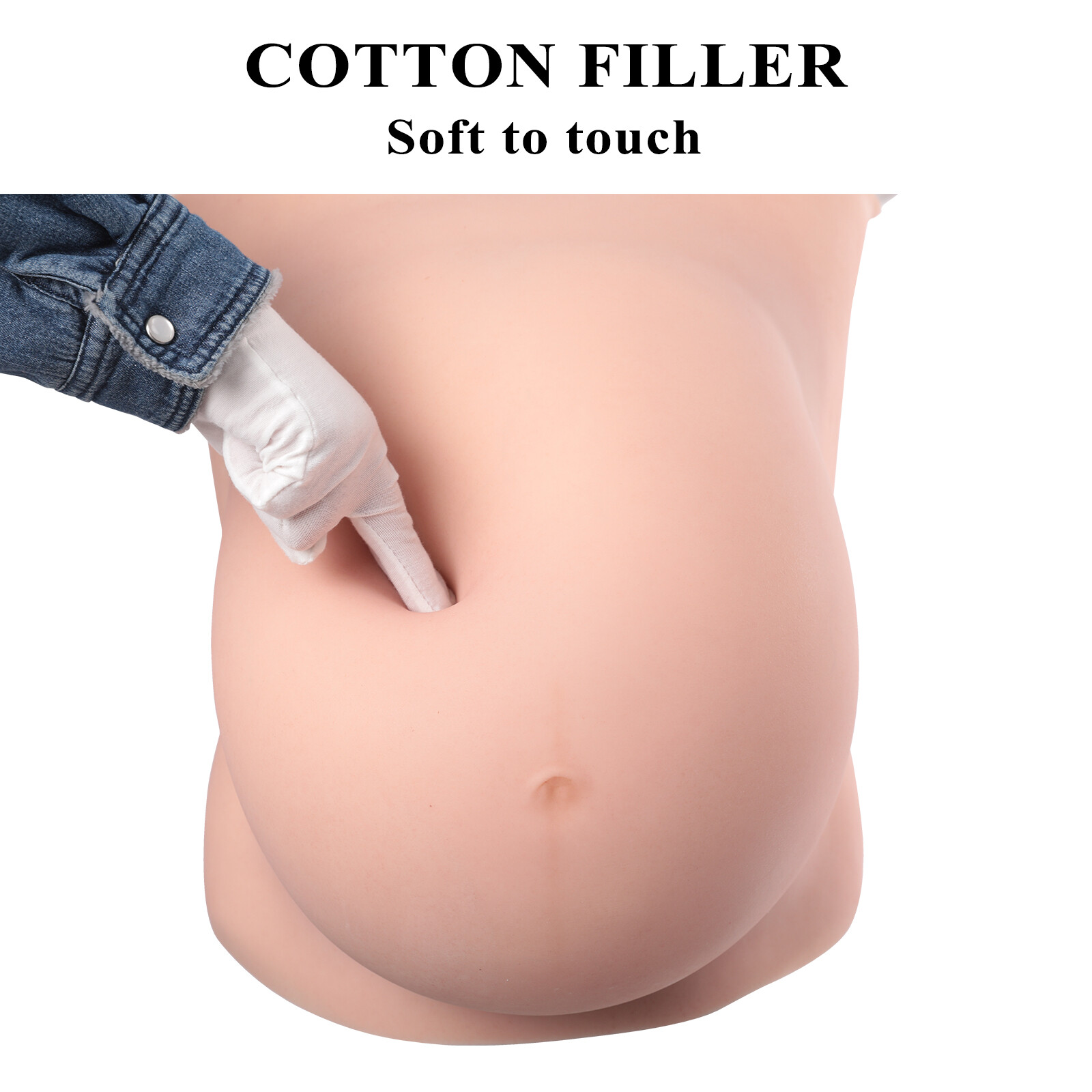 Silicone Pregnant Belly Real Fake Belly Artificial Pregnancy Belly 9 Months