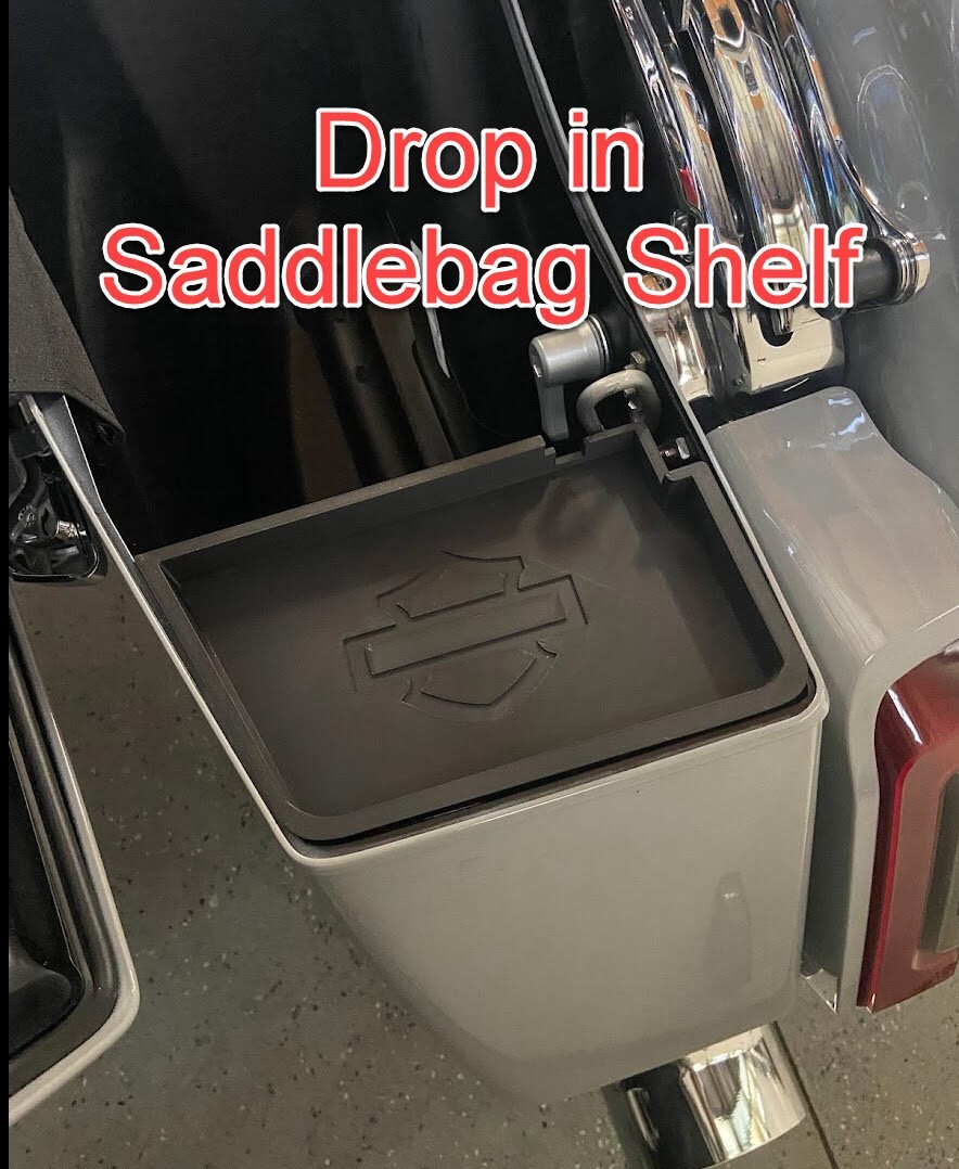Drop in Saddle bag shelf for 2024 Harley Davidson Road Glide & Street Glide