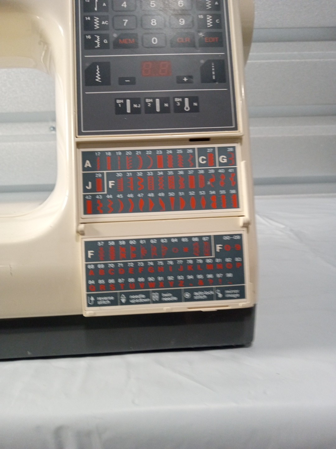 Vintage Sears Kenmore 385 1960180 Limited Ed. 100 Stitch Sewing Machine UNTESTED