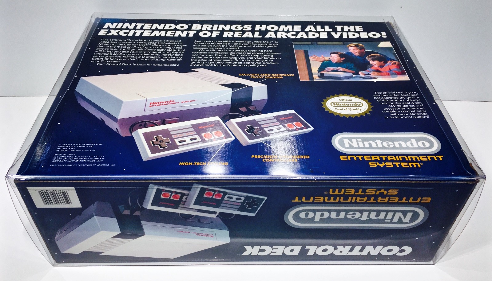 1 Console Box Protector For NES CONTROL DECK / CHALLENGE SET Nintendo Boxes