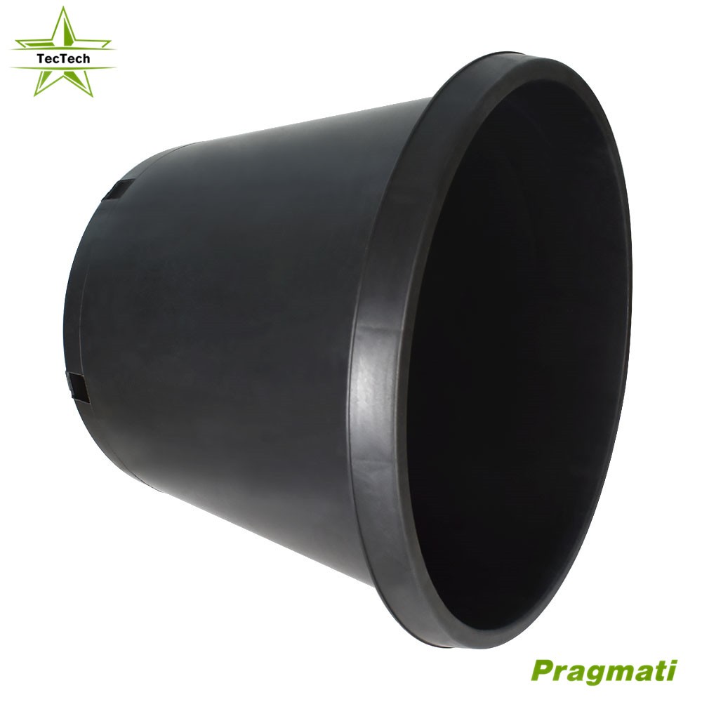 10 Pack 15 Gallon Black Injection Molding Flower Pots Garden Plant Nursery Pots