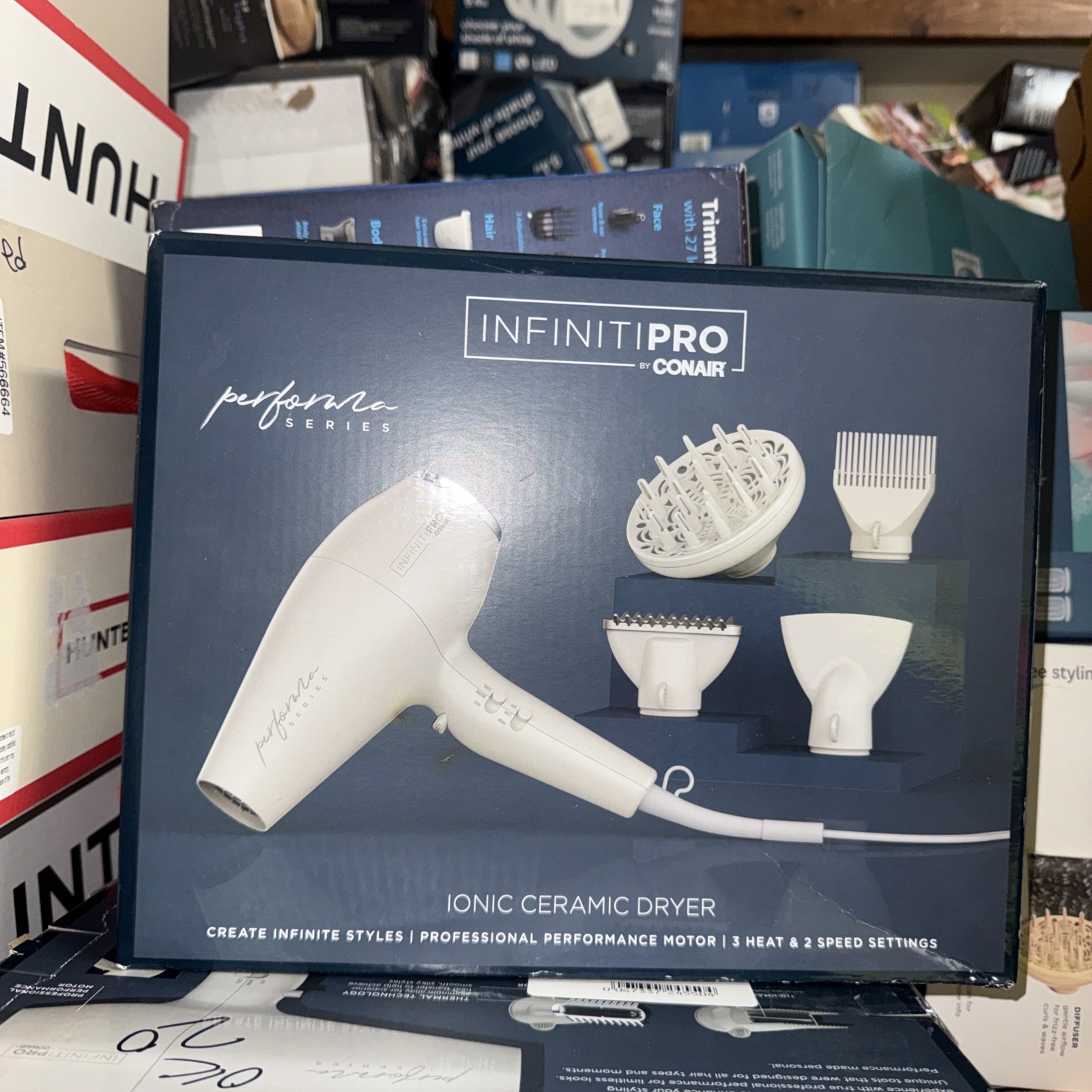 1 INFINITI PRO by CONAIR PERFORMA SERIES IONIC CERAMIC DRYER *SEE DESCRIPTION