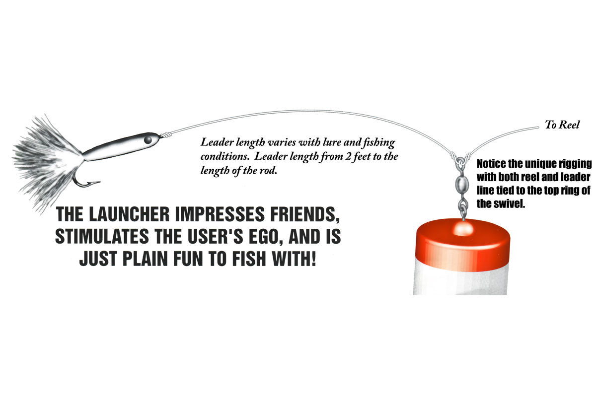 FLEX COAT LAUNCHER Long Distance Casting Float FREE USA SHIPPING! NEW!