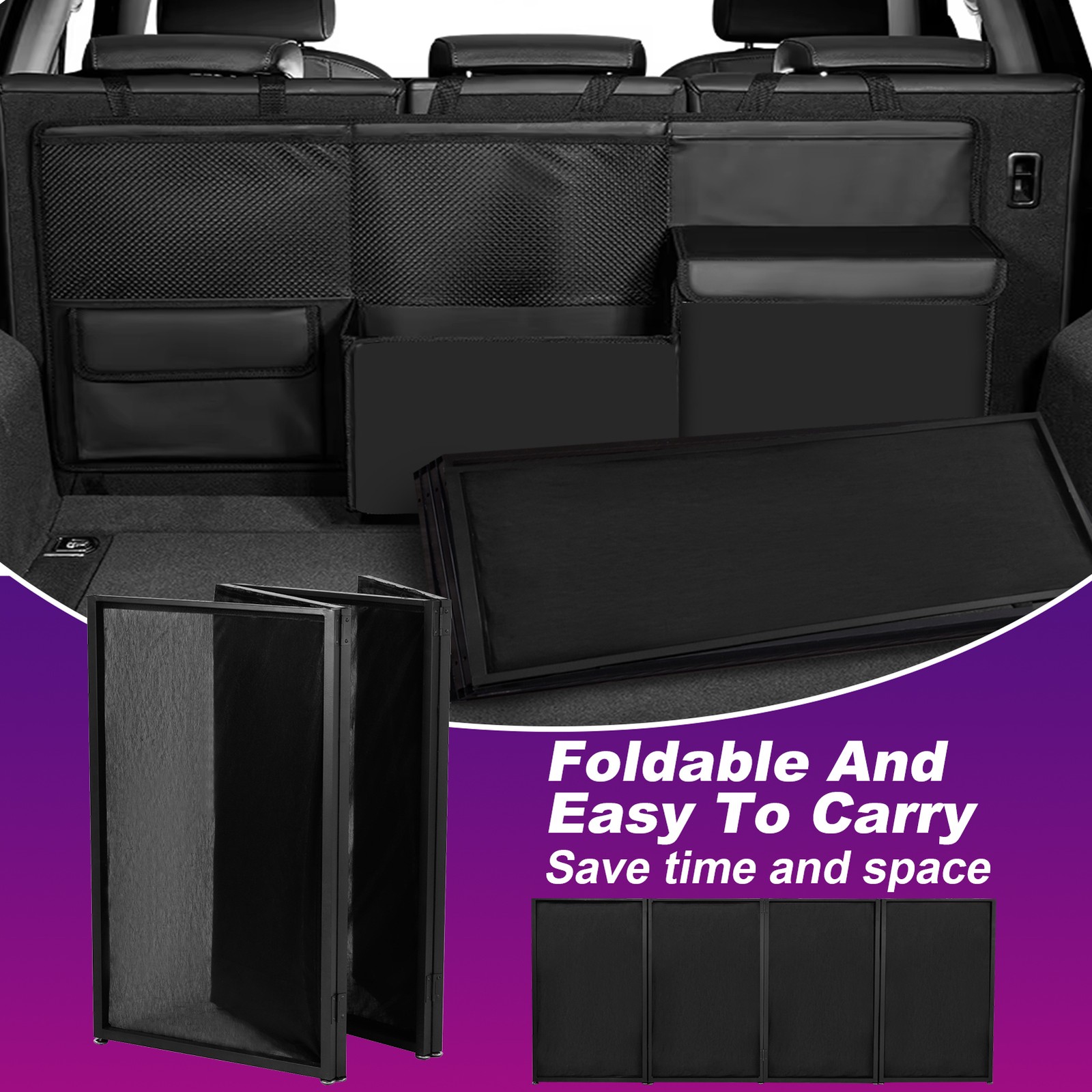 Portable DJ Table stand foldable Station Booth Facade+Flat Table 21X42“