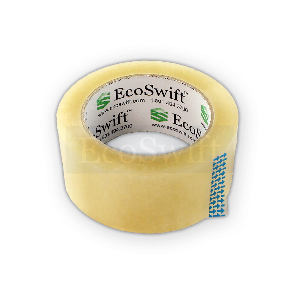 12 ROLLS EcoSwift Carton Box Packaging Packing Tape 1.6mil 2 x 110 yard (330 ft)