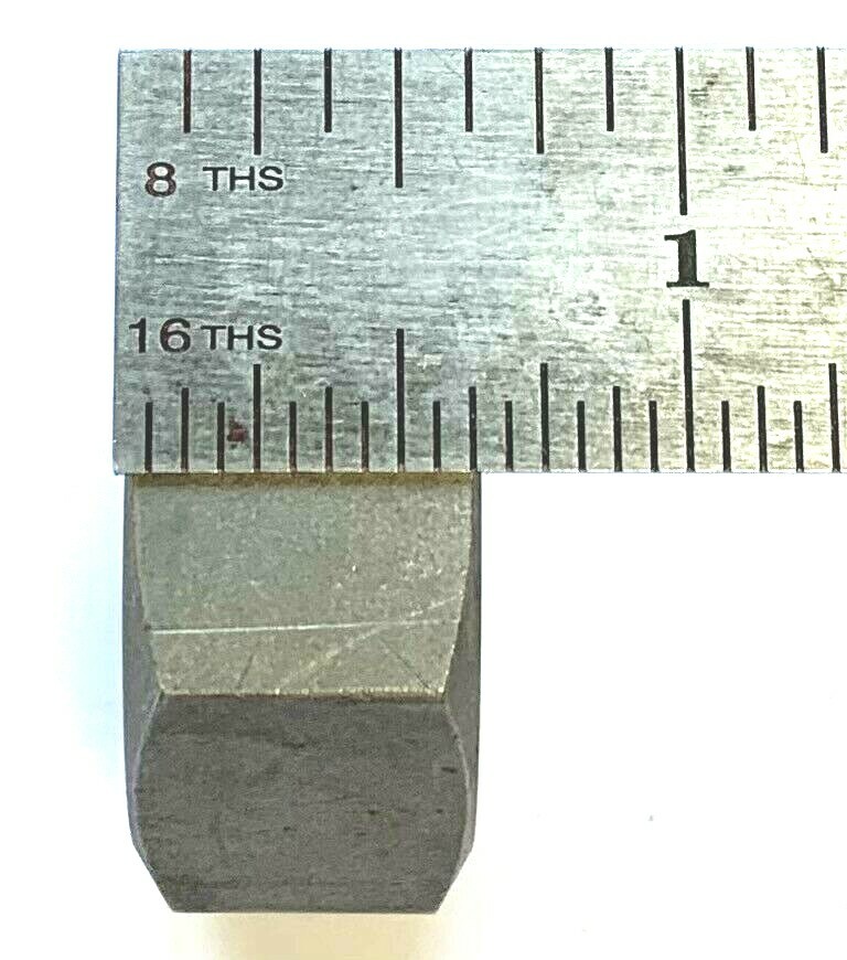 5/8-18 UNF CARBON STEEL HEXAGON RETHREADING DIE HEX DIE NEW!