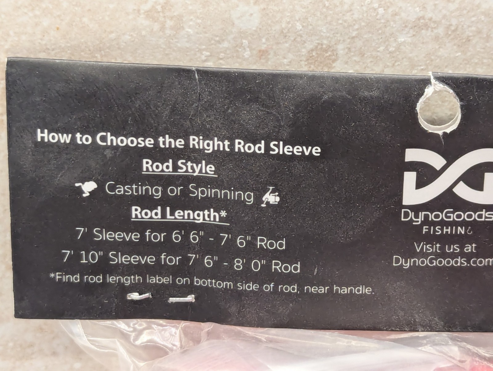 DynoGoods Fishing Rod Sleeve, 3 Pack, 7ft 10in Casting Rod Protector/Rod Sock