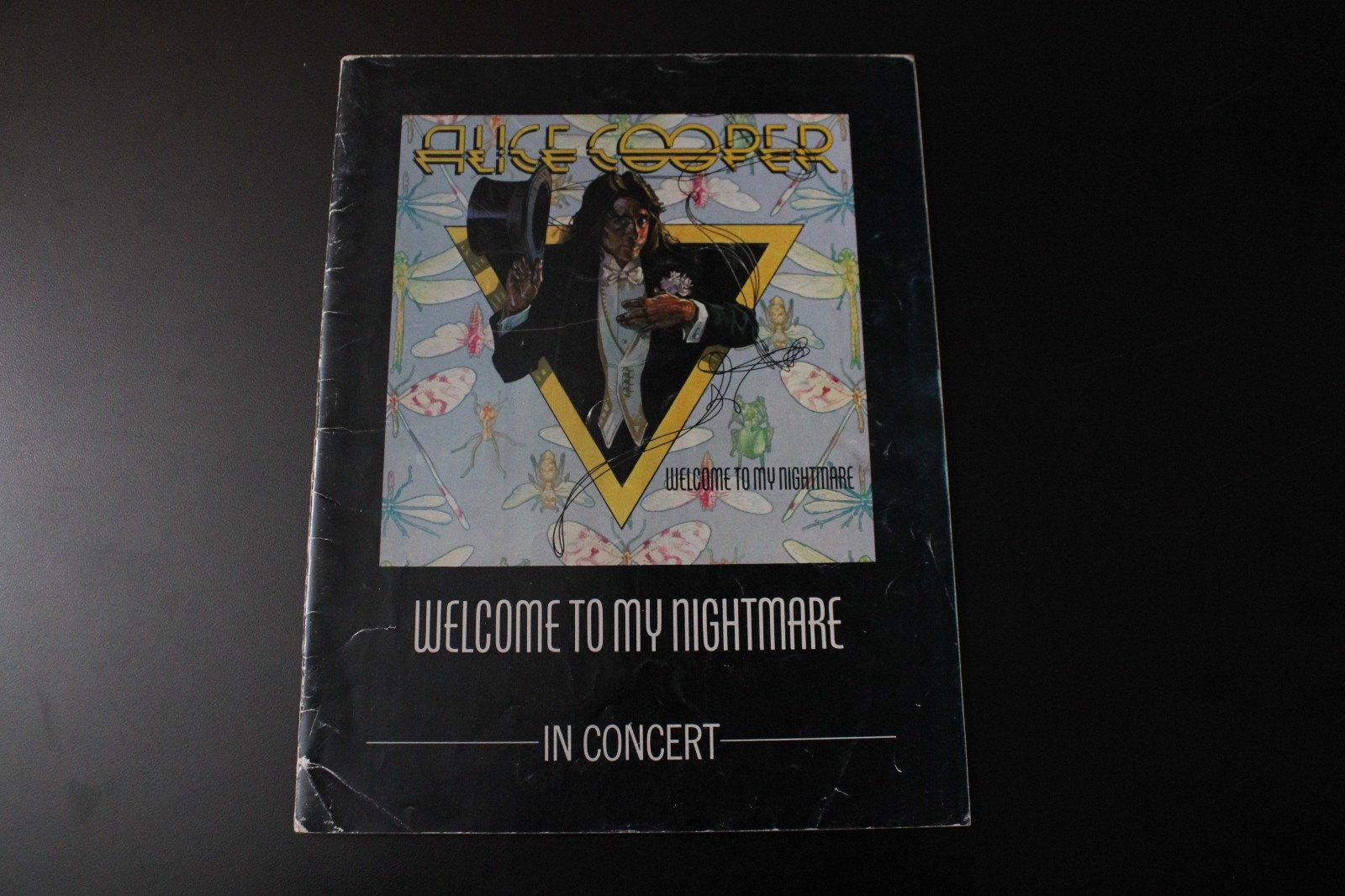 Alice Cooper Welcome To My Nightmare Tour Program