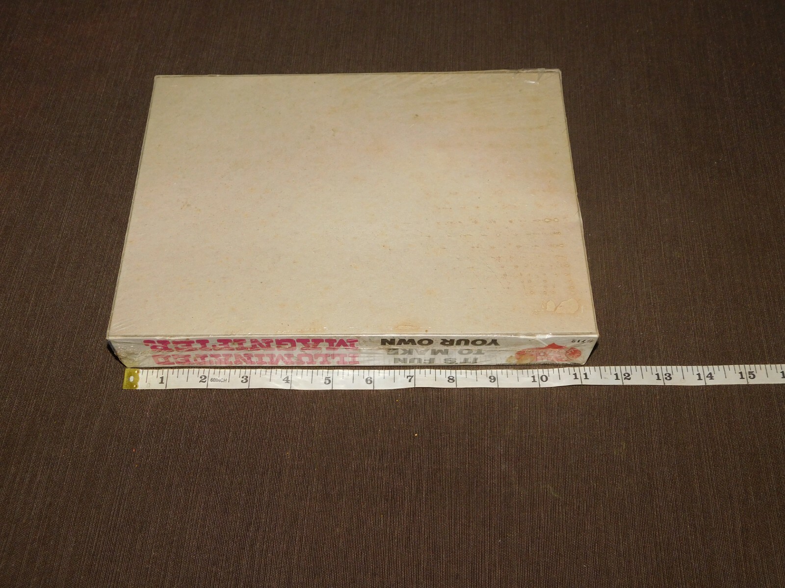 VINTAGE TOY 1967 LECTRO-FUN SCIENCE SERIES ILLUMINATED MAGNIFIER GAME NEW SEALED