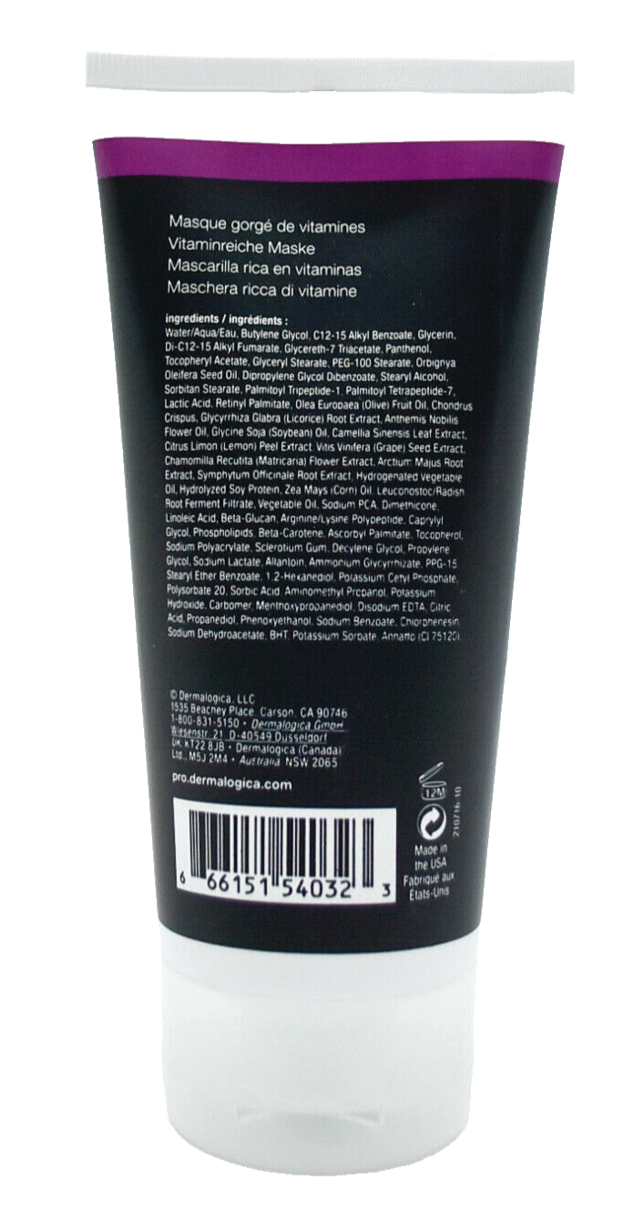 Dermalogica Multivitamin Power Recovery Masque Pro Size 6 fl oz/177ml AUTH