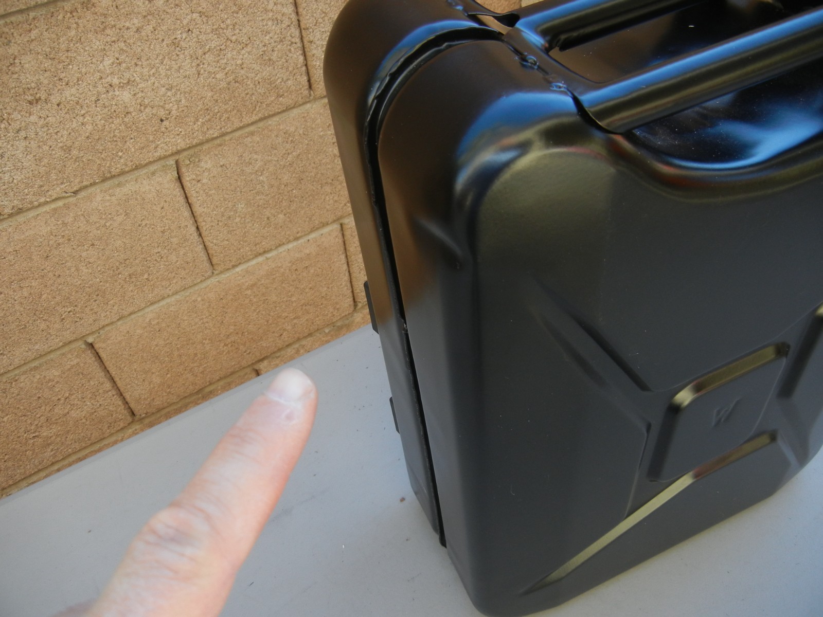 Handmade Jerry Can Mini Bar Personalized ('Mark') Liquor Cabinet Gift, NEW-OTHER