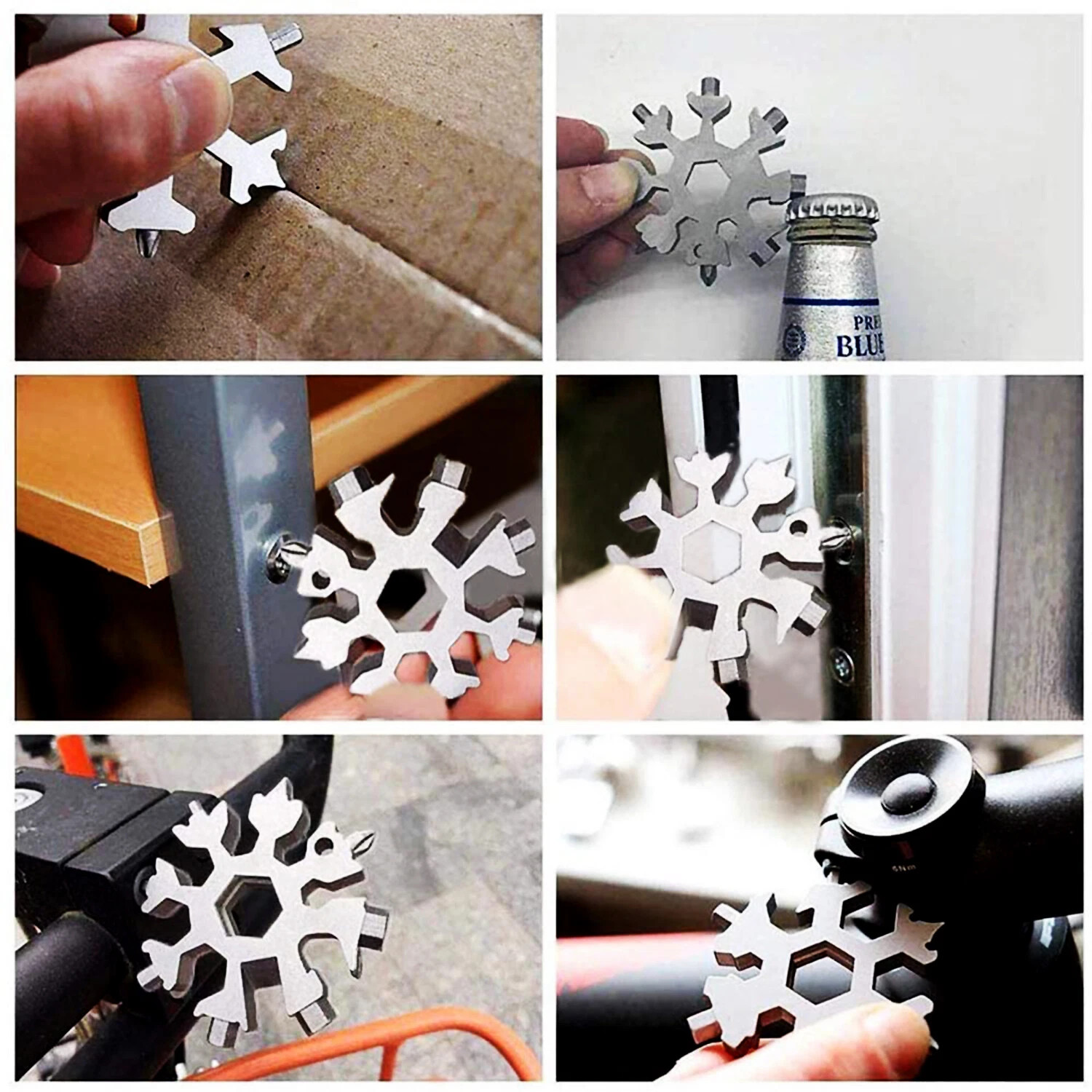 Universal Snowflake Wrench Magical Sale！Grip 18 in 1 Multi Tool Screwdriver