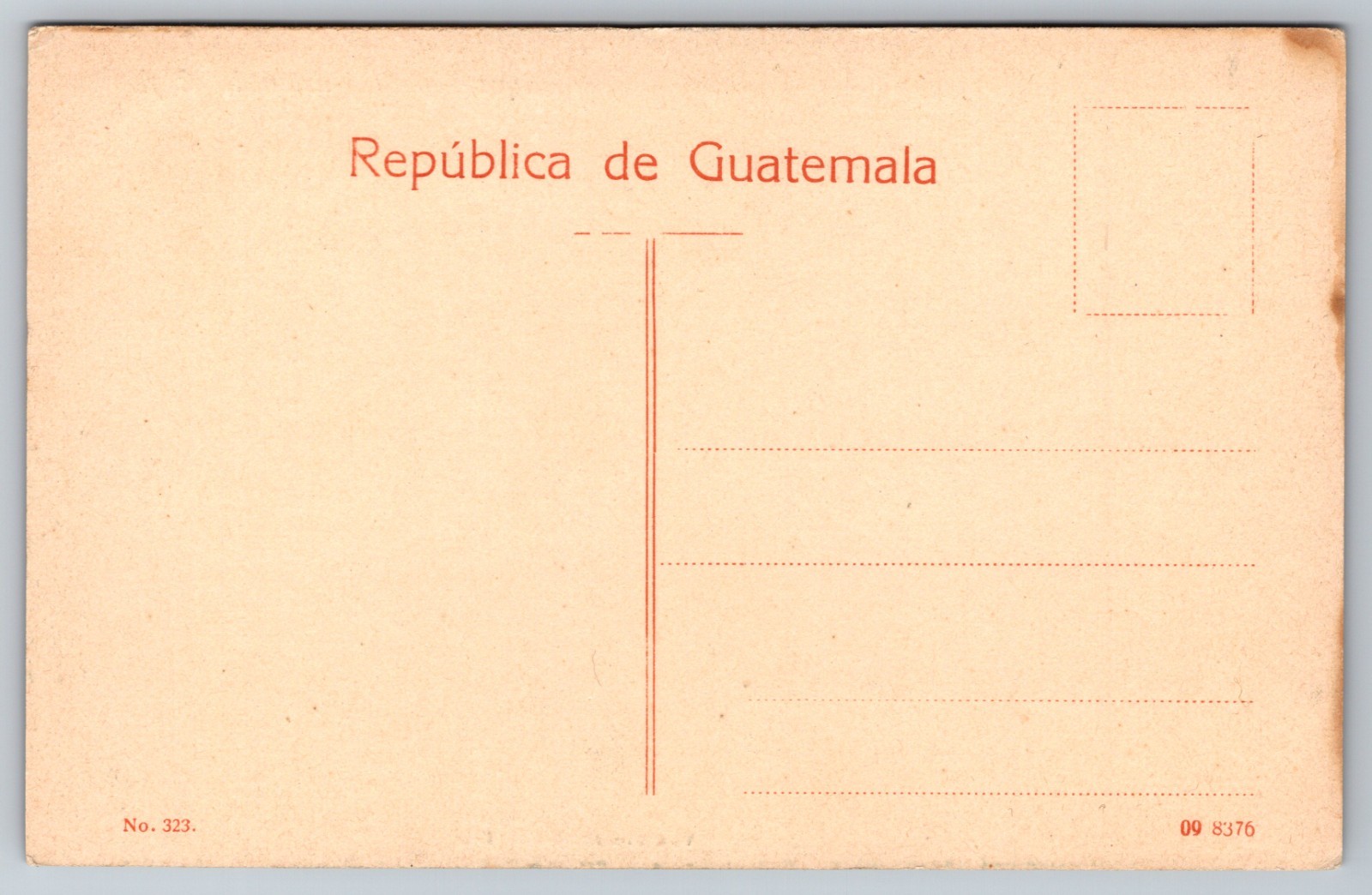 Postcard GUATEMALA Parque Cental ALERTO VADEAVELLANO & Co Fotog