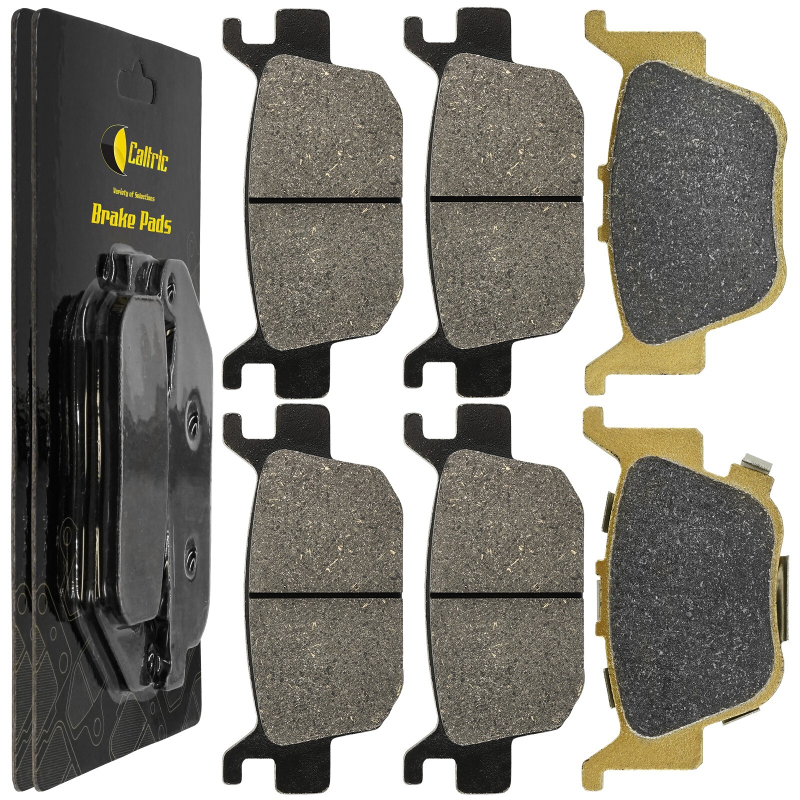Caltric Rear & Front Left Right Brake Pads for Honda Rincon 680 TRX680 2006-2023