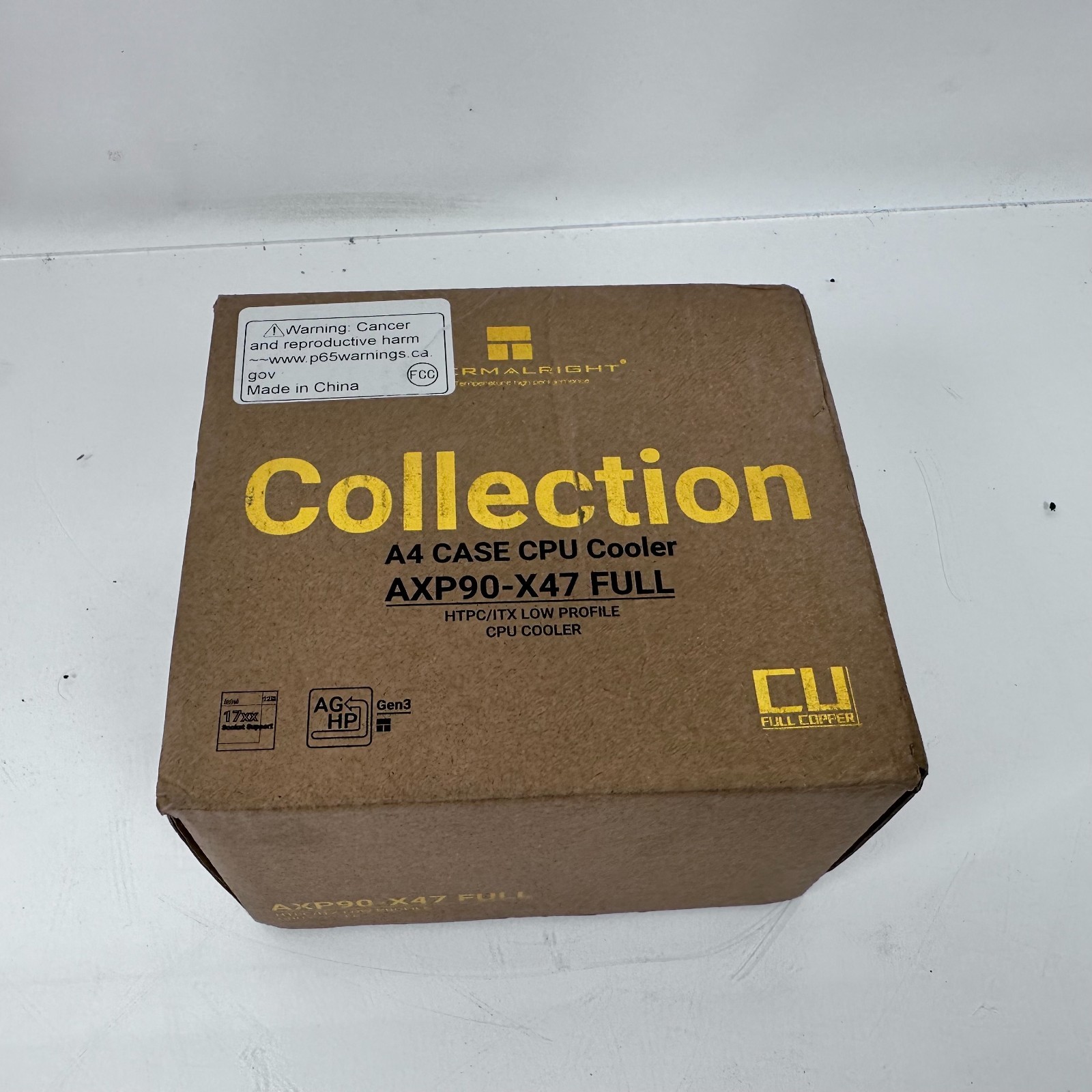 (NEW) Thermalright AXP90 X47 Full Copper Low Profile CPU Cooler TL-9015R S Fan