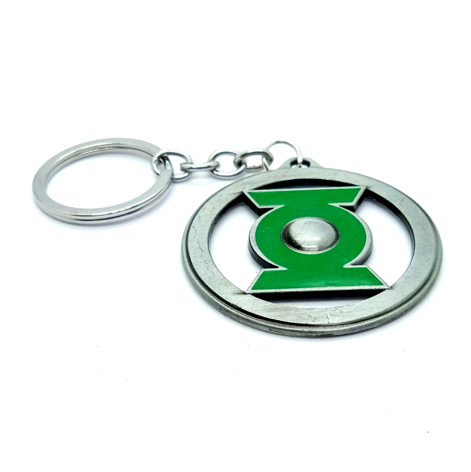 GREEN LANTERN KEYCHAIN Superhero Logo DC Comics &Movie Pendant Key Chain/Keyring