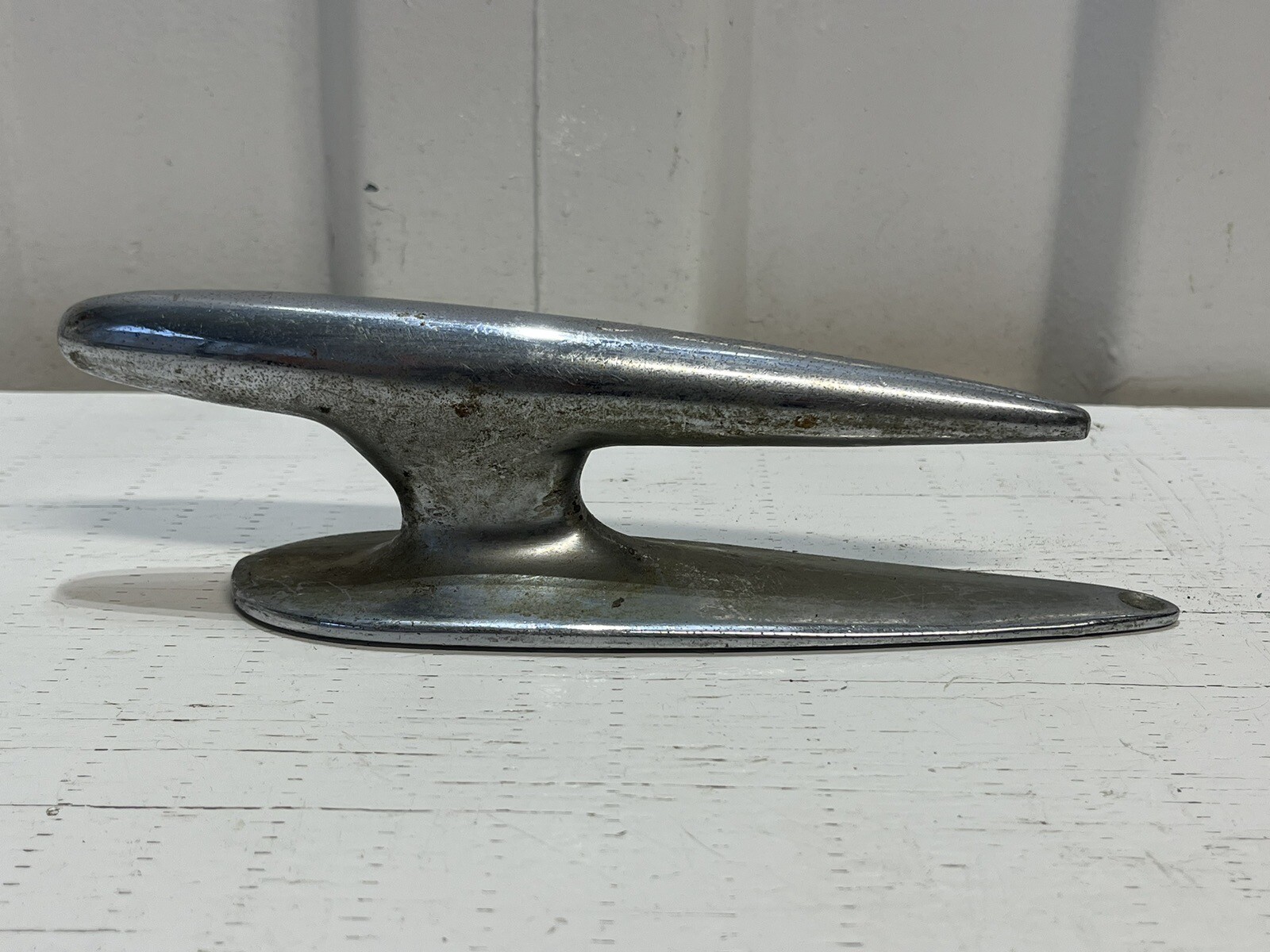 Vintage Chromed Brass Cleat, Chris Craft Cleat 8” Long