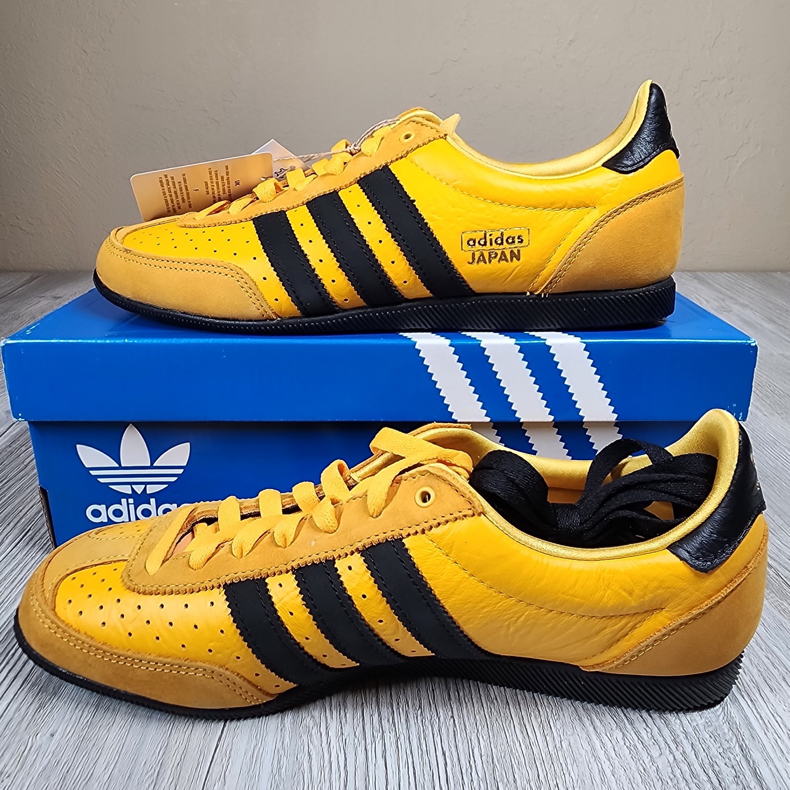Adidas Originals Japan Sneaker Yellow/Black Womens Sizes 7-10 New JI2665