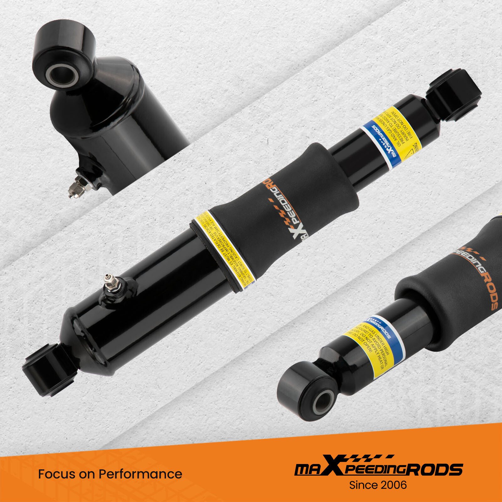 Rear Air Ride Suspension Set For Harley Touring Road King Street Glide 1994-2023