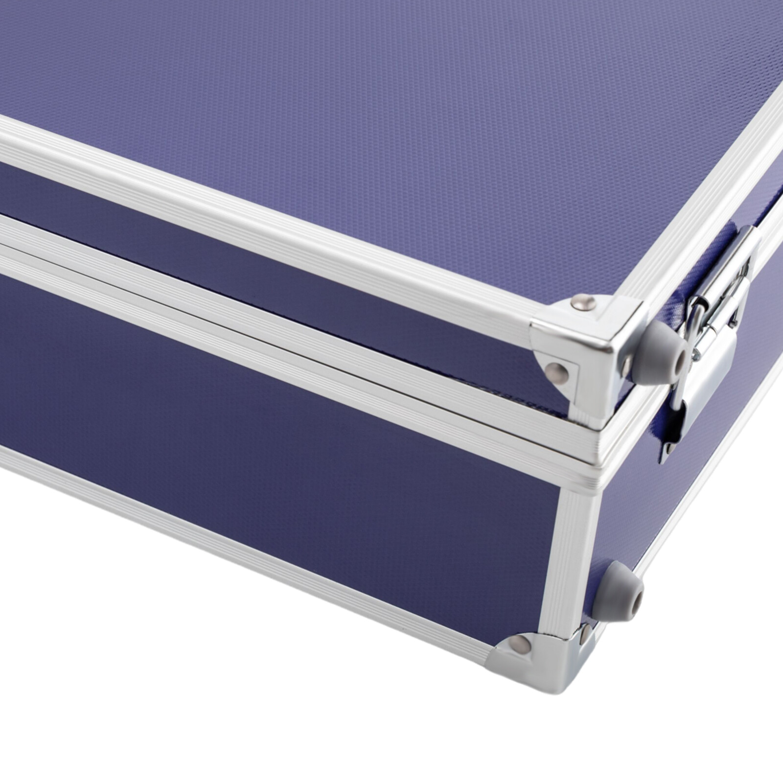 100 Graded Certified Coin Slab Aluminum Blue Storage Travel Box Protector Case