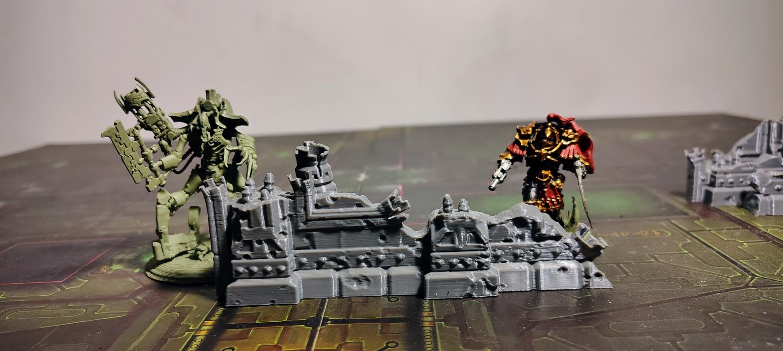 5 Piece Ruin Terrain Set Perfect For Warhammer 40k Kill Team Trench Crusade