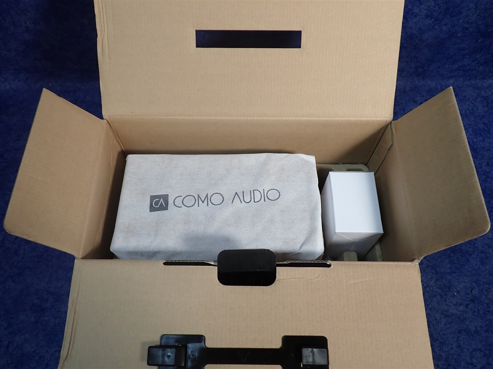 NEW Como Audio Amico AMTBEK EK Portable Wireless Smart Speaker System Teak/Black