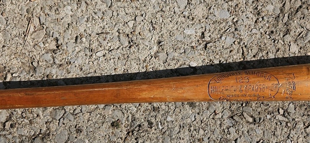 Vintage Game Used Cleveland INDIANS Star WOODIE HELD baseball Bat BALTIMORE '66